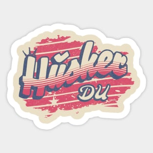 Husker Pop Vintage Sticker